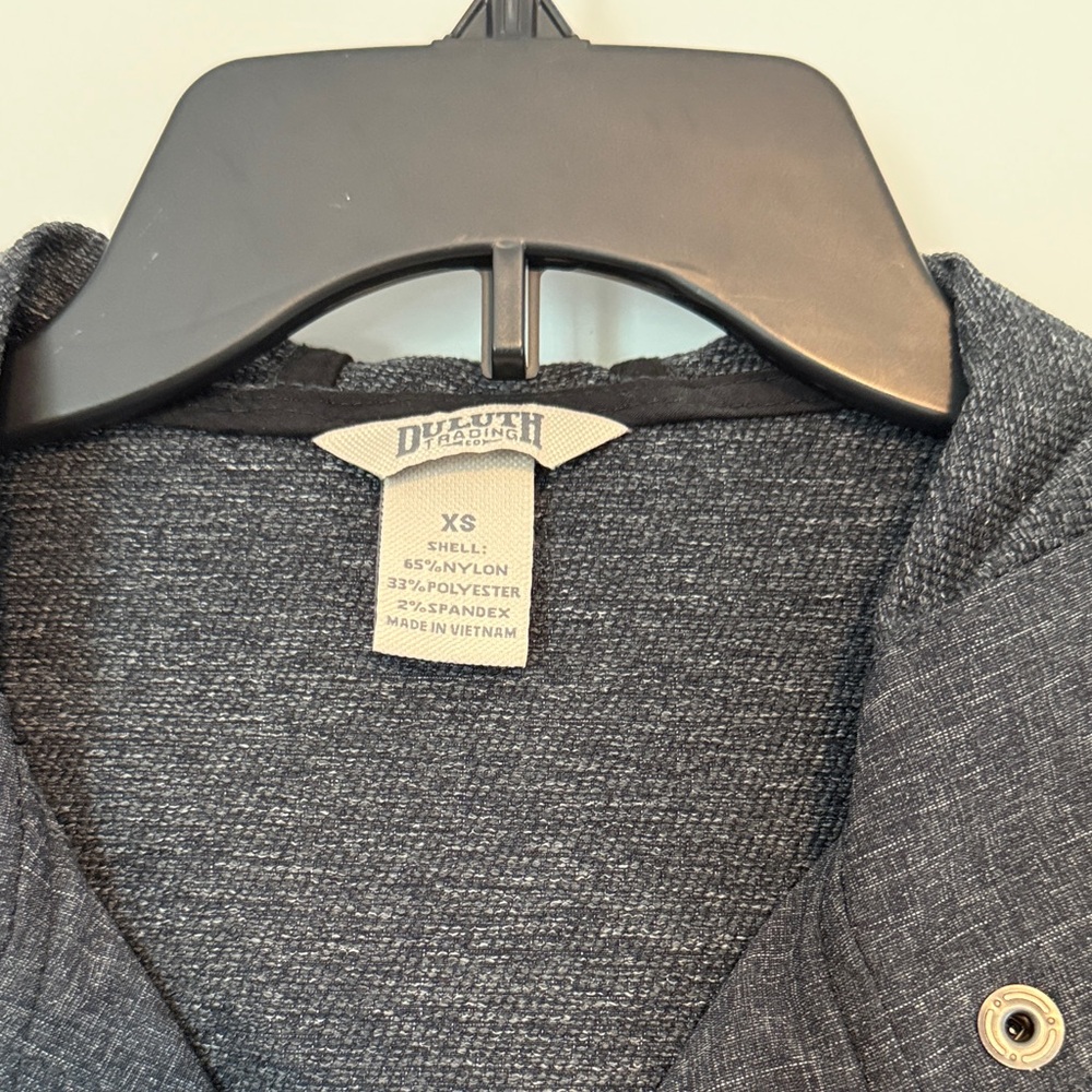 Duluth Trading Co Dark Gray Utility Jacket with Hood - Picture 2 of 8